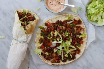 Turkse pizza gezond vegan