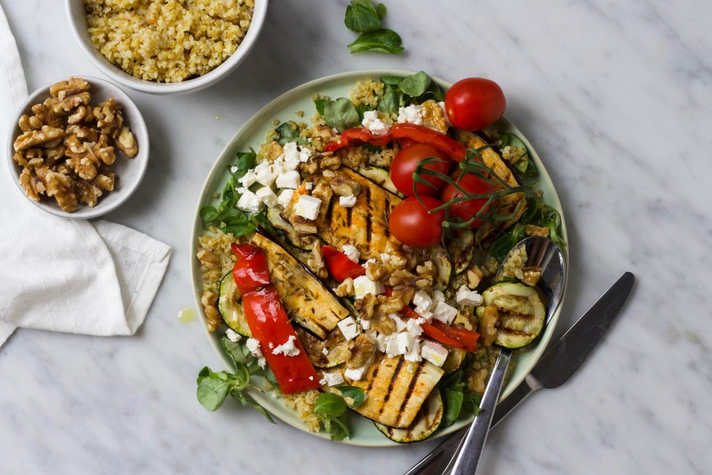 gegrilde groentesalade