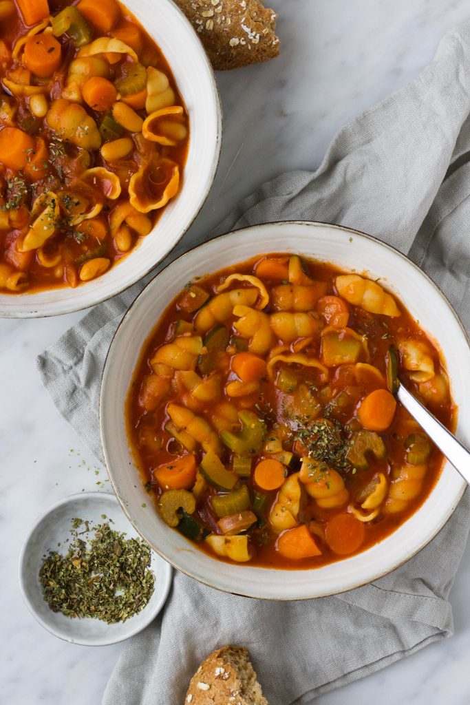 Minestrone soep Italiaanse maaltijdsoep