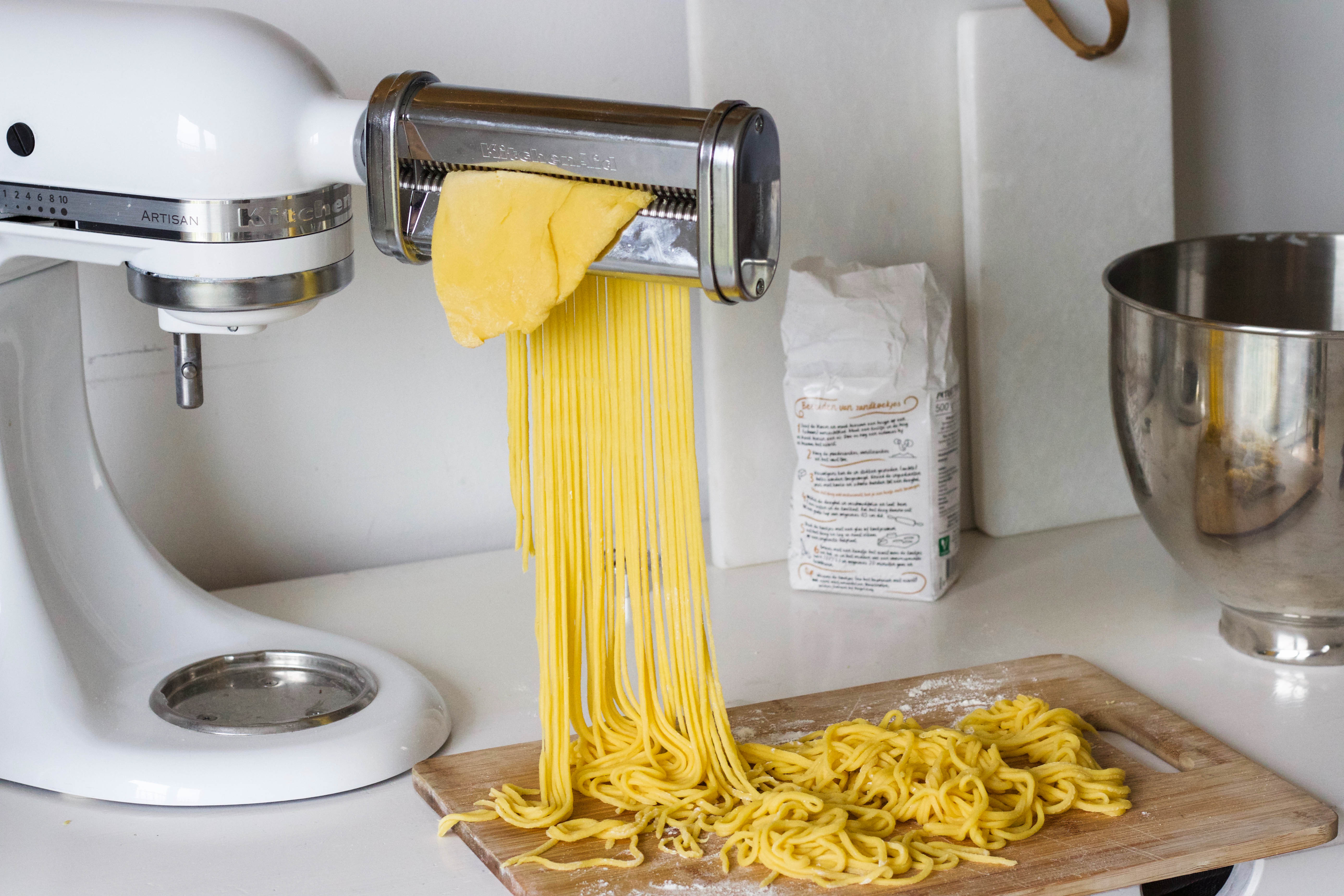 Zelf pasta maken met een pastamachine Feelgoodbyfood