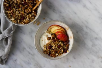 herfst granola kaneel cranberry