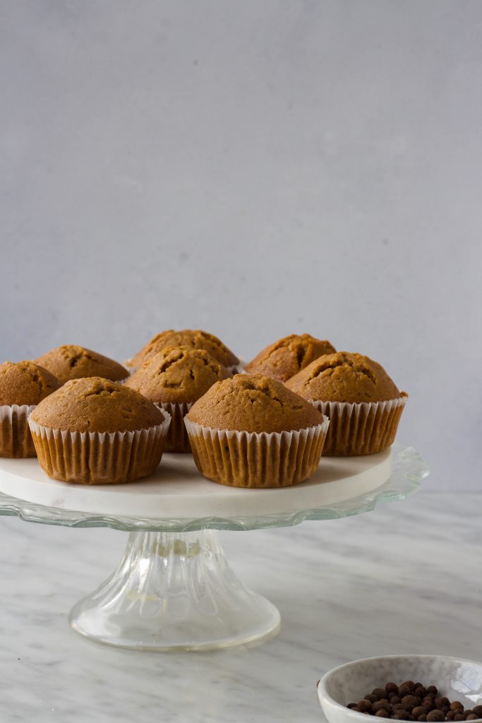 Gingerbread muffins sinaasappelfrosting