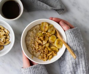 Banaan-vanille porridge