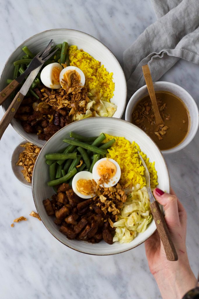 Indonesische tempeh ketjap bowl