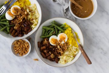 Indonesische tempeh ketjap bowl