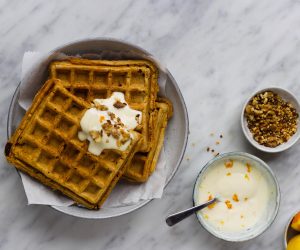 carrot cake wafels