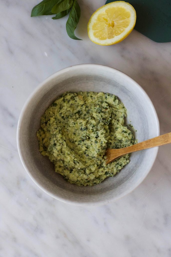 gegrilde courgette pesto