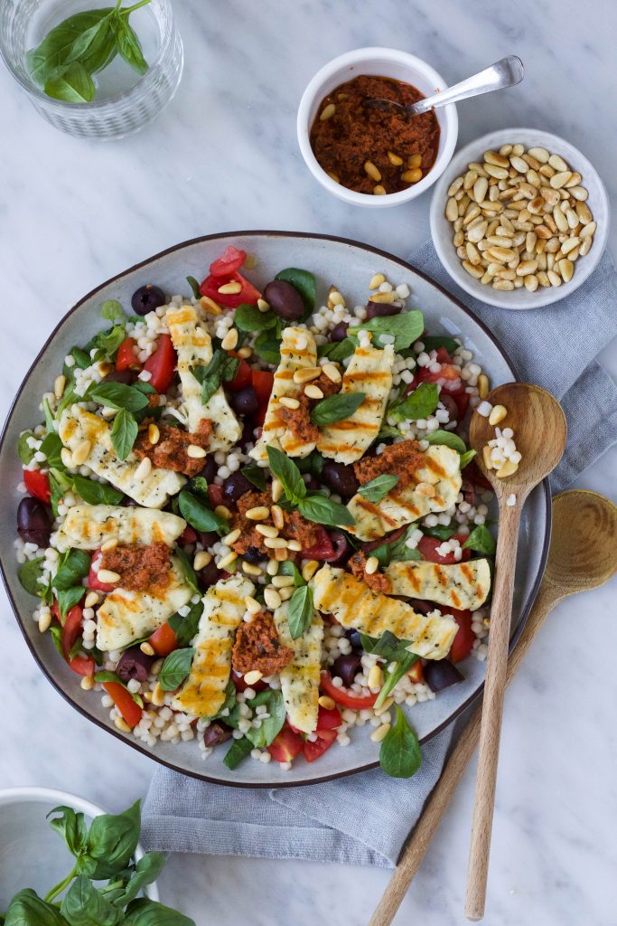 Halloumi salade