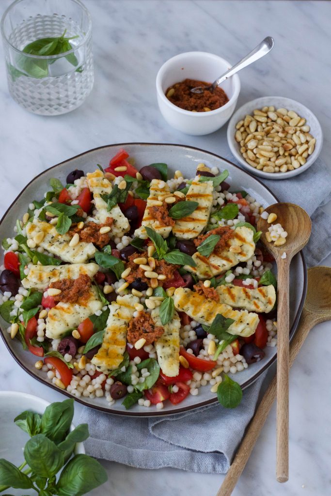 Halloumi salade