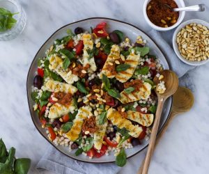 Halloumi salade