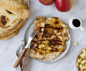 vegan pannenkoeken appel