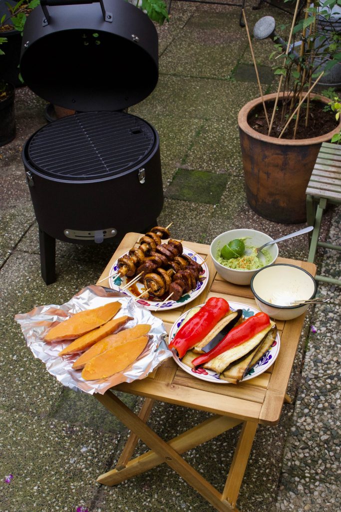 vegetarische bbq gerechten 