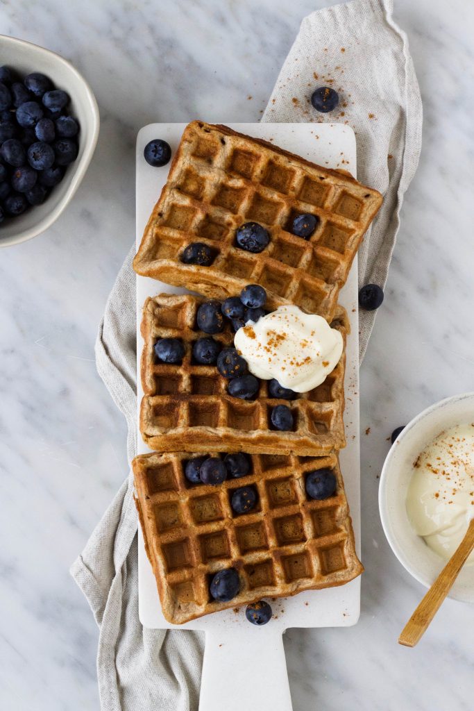 Banaan-kaneel wafels